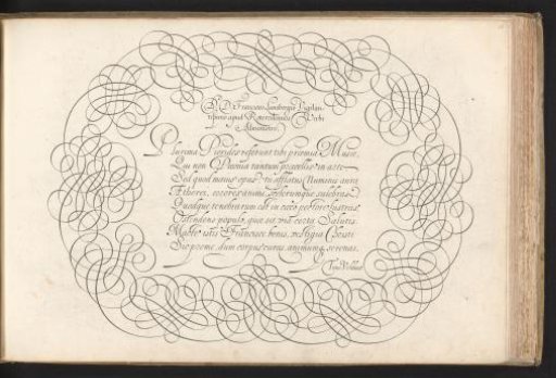 Writing sample: D.D. Francisco Lansbergio (...)