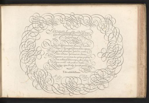 Writing sample: Ad doctiss. clarissismumq[ue] (...)