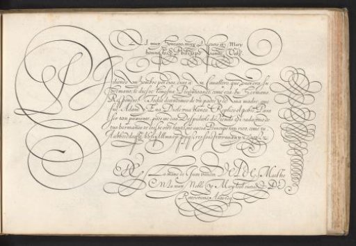 Writing sample: Al muy honrado