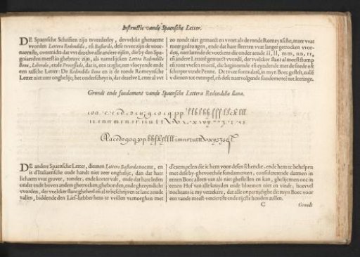 Description of the Spanish letter and a writing example of the Spanish Redondilla Llana letter