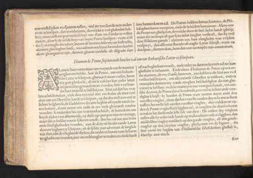 Description of the Italic letter (second continuation) and explanation of cutting the reed pen for writing the Italic letter