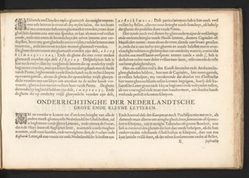 Description of writing the Italic letter (fourth continuation) and the beginning of the Dutch letters