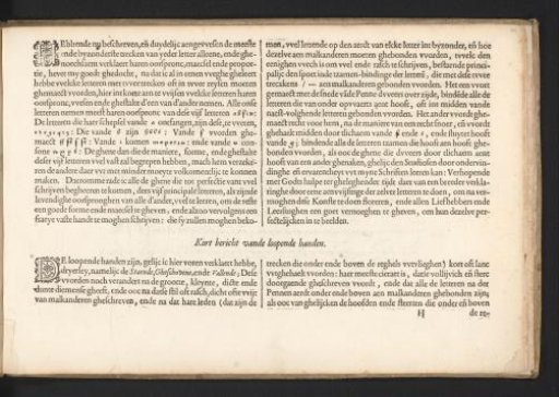 Instructions for writing Dutch letters (sixth continuation) and a short notice on running hands