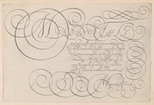 Writing sample with capital M