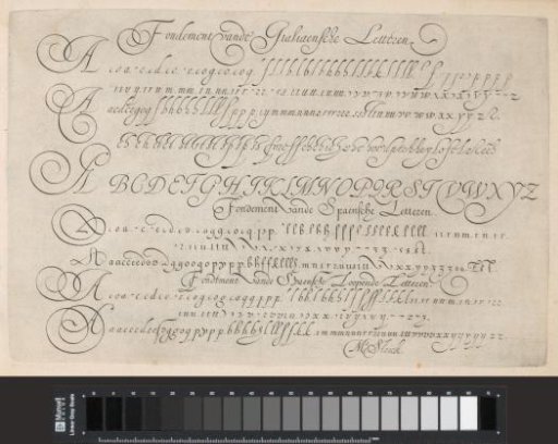 Examples of Italian and Spanish lettering
