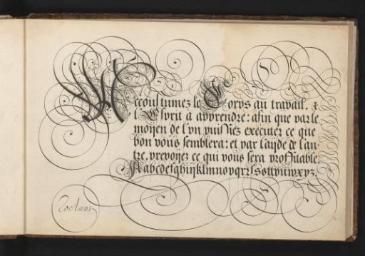 Writing sample: Accoustumez le Corps (...)