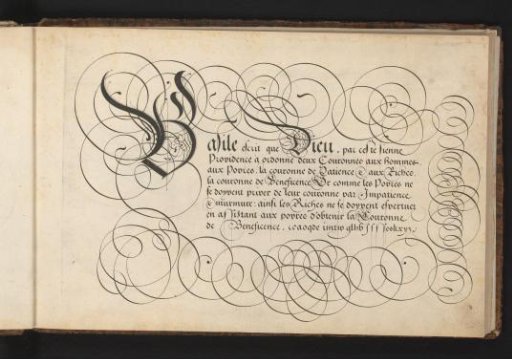 Writing sample: Basile escrit que (...)