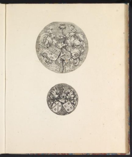 Two coats of arms