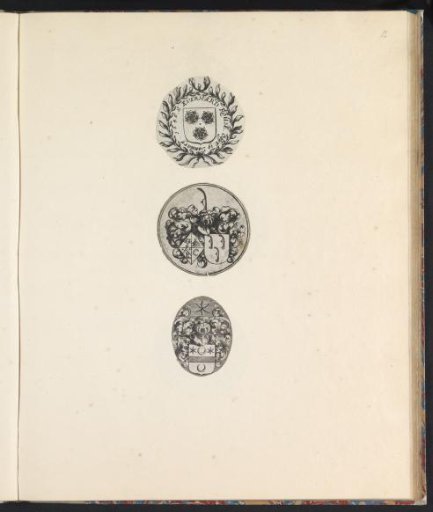 Three coats of arms
