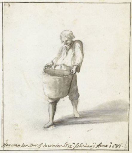 Man Carrying a Basket