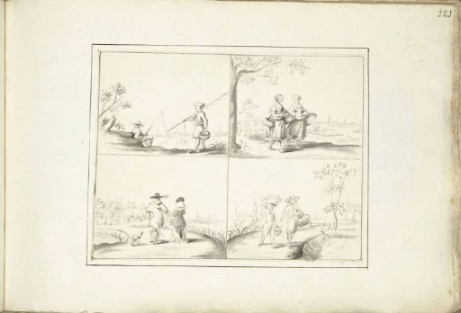 Four Landscapes with Figures