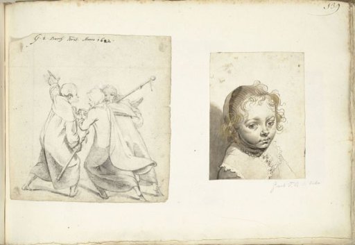 On the Road to Emmaus and Head of a Blonde Child
