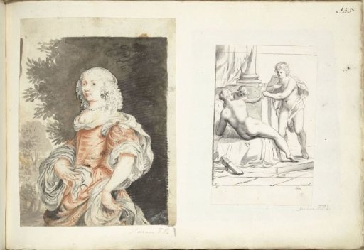 Portrait of a Woman with Venus, Amor, and Mars