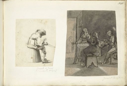 Soldier, Supper at Emmaus, and Head of a Man
