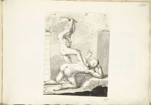 Cain slays Abel