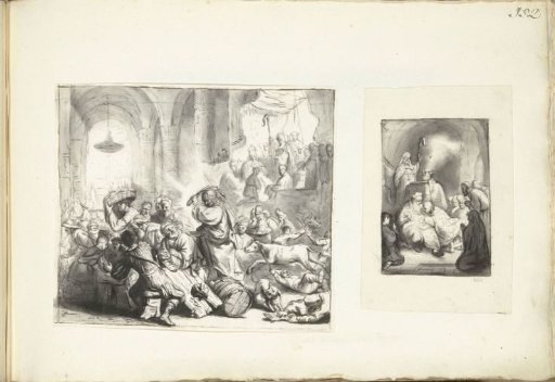 Christ driving the money changers from the temple and The Circumcision