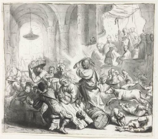 Christ Driving the Money Changers from the Temple
