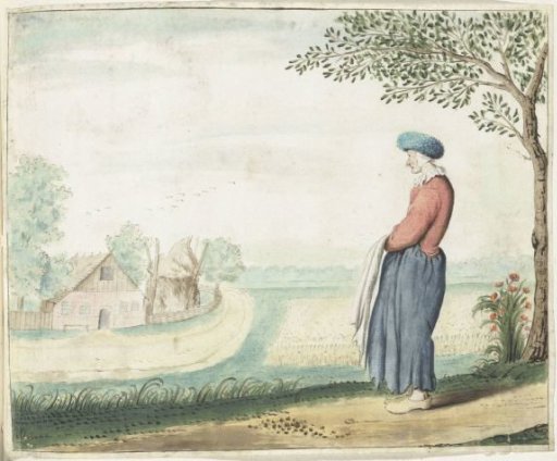 Peasant Woman in a Landscape