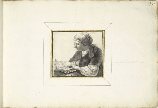 Reading woman