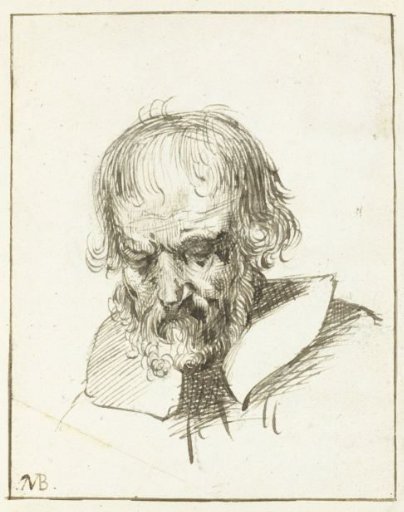 Head of an old man