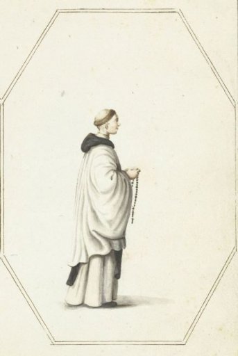 Standing Brother with a Rosary