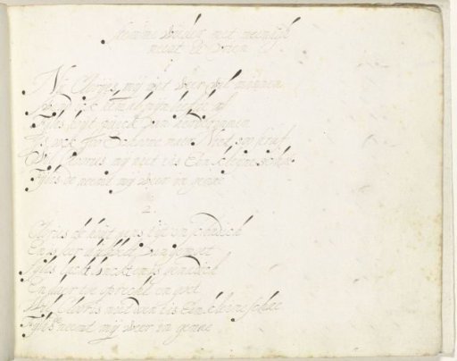 Poem on an Old and a New Love (Part 1)
