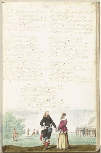 Officer Taking Leave of a Lady