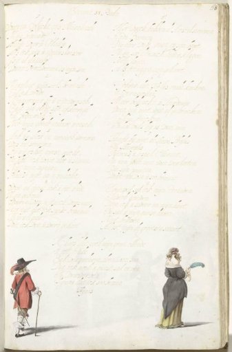 Soldier and Lady, from Behind