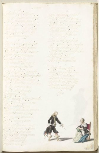 Gentleman Paying Court to a Lady