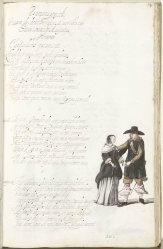 A lady and an officer