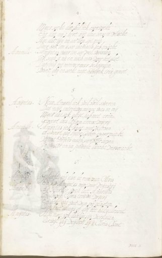Poem with a dialogue between Amarilli and Amijntas