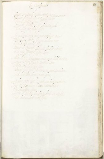 Poem about Catharijntje losing her garter