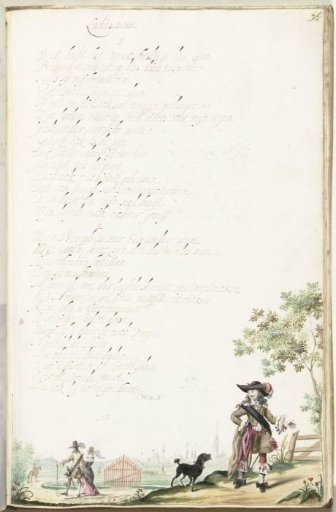 A man in a landscape outside Zwolle