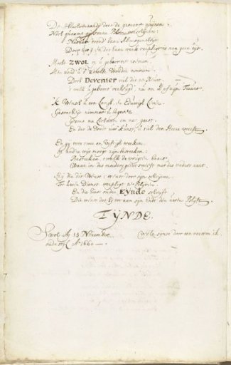 Occasional poem for Gesina ter Borch's birthday (part 2)