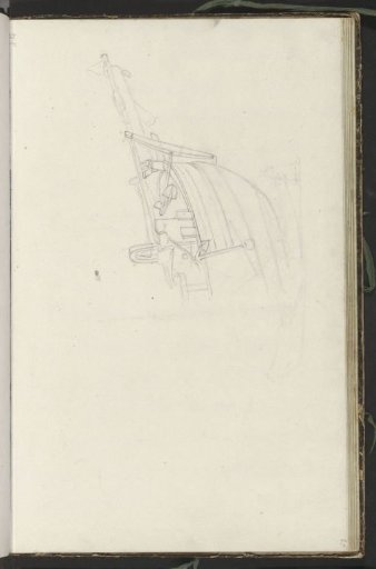 Bow of a sailing boat