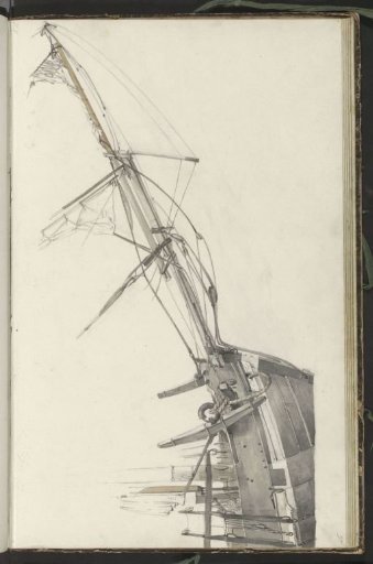 Stem of a sailing ship