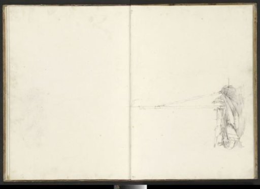 Man on a sailing boat