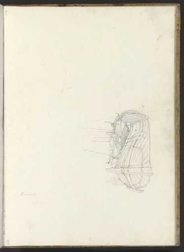 Sailboat and a standing figure
