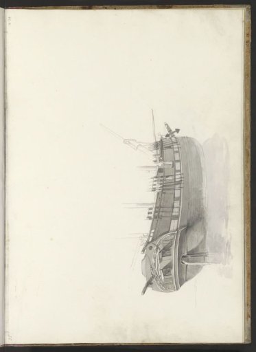 Ornate prow of a sailing ship