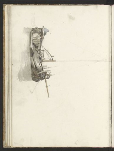 Two men on a sailing ship