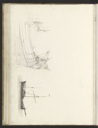Two sailing ships