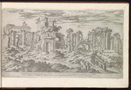Ruins of the Baths of Titus in Rome