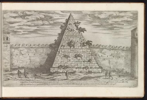 Pyramid of Cestius in Rome