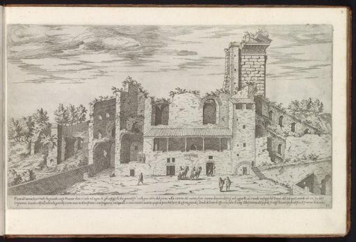 Ruins on the Quirinal in Rome
