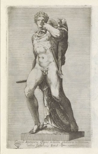Sculpture of Emperor Commodus as a Gladiator