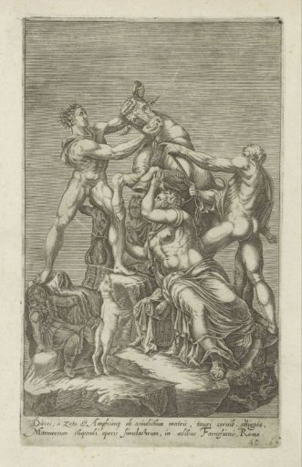 Sculpture of Dirce Bound to a Bull