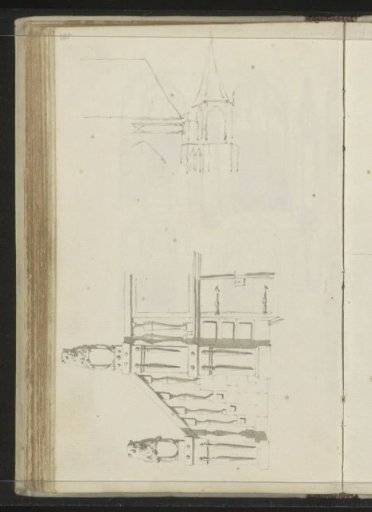 Staircase and a spire