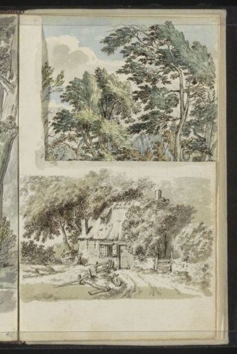 Peasant Dwelling with Thatched Roof