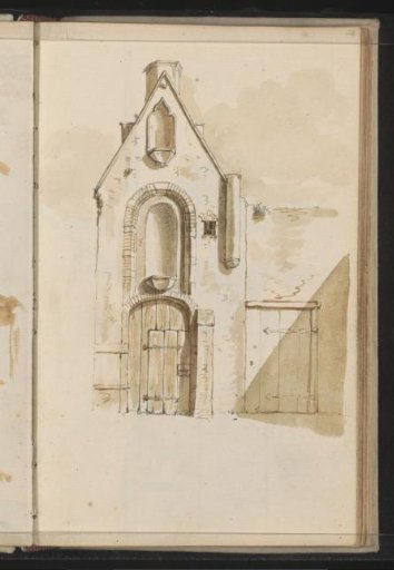 Building with a pointed gable