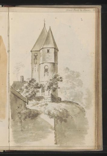 Towers of the Noorderpoort in Hoorn